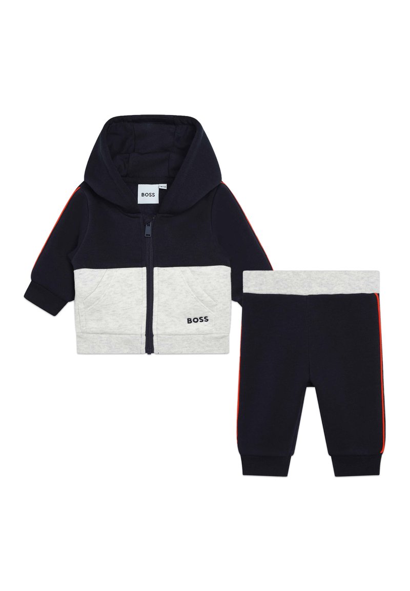 BOSS Kidswear Spodnji deli trenirk - navy