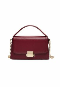 DOUBLE-HANDLE - Taška s příčným popruhem - bordeaux
