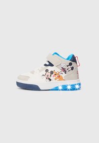 Friboo BLINKING SHOES MICKEY MOUSE % FRIENDS - Augsti sporta apavi - light grey/white