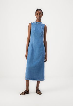 VIWINONA MIDI DRESS - Vestido vaquero - medium blue denim