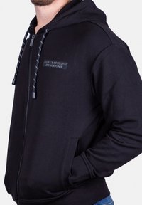 Armani Exchange Felpa con zip - nero