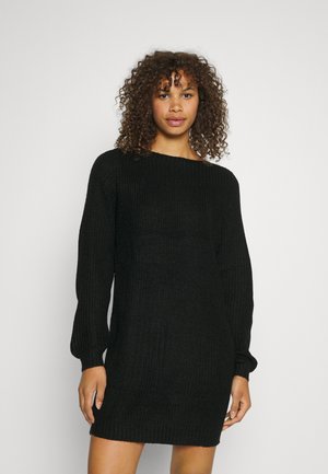 JDY Tall WHITNEY MEGAN DRESS  - Φόρεμα-πουλόβερ - black