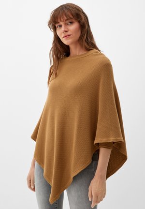 PONCHO - Cape - brown