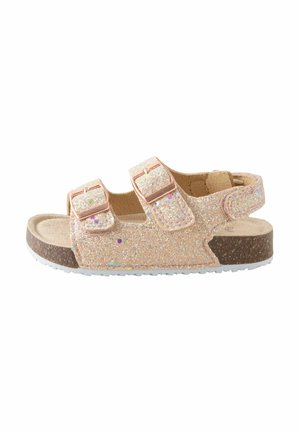 STANDARD FIT  - CORKBED DOUBLE TWO STRAP  - Lauflernschuh - rose gold glitter