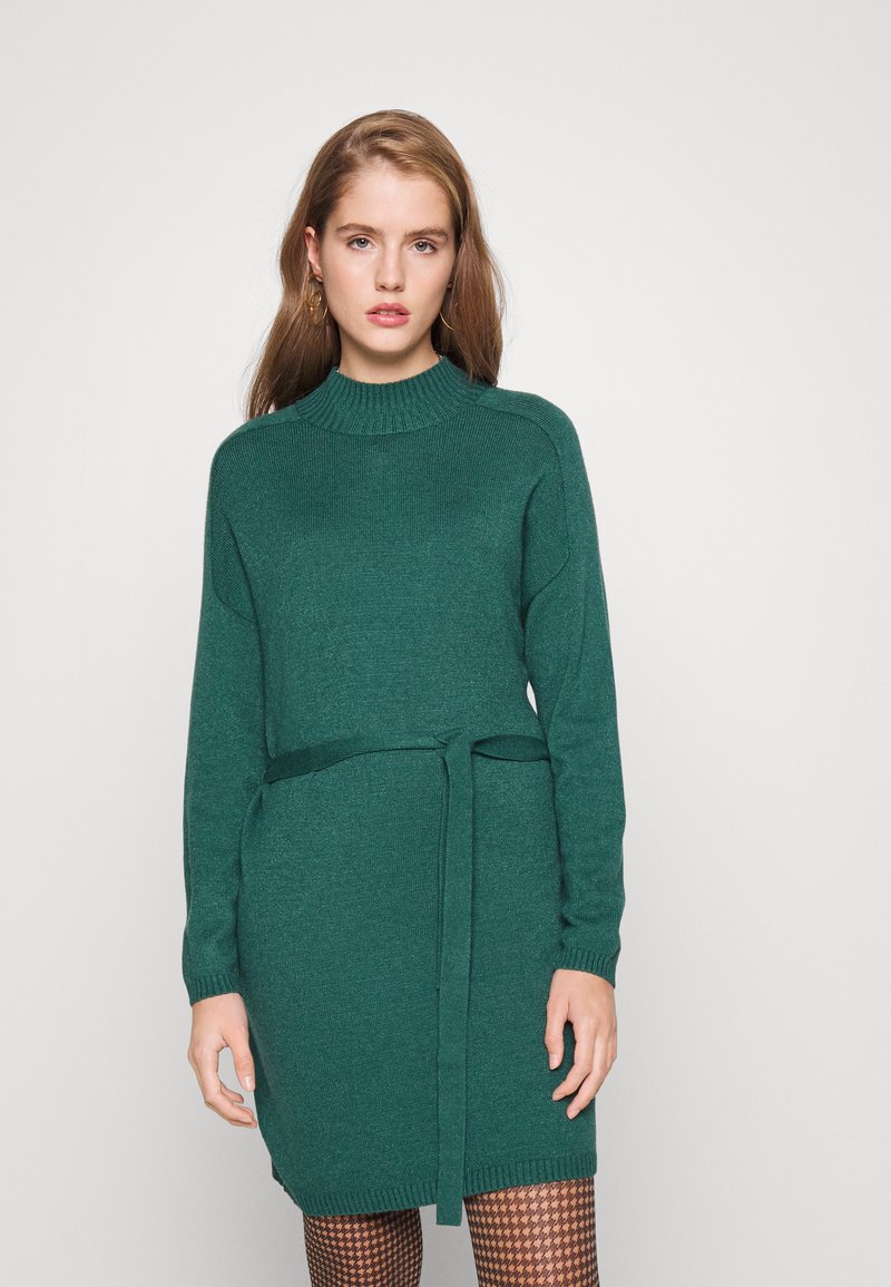 ONLY Petite ONLLEVA BELT DRESS Jumper dress trekking green/mottled