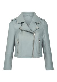 OLIVIA BIKER - Chaqueta de cuero - millieu green