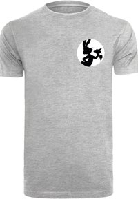 LOONEY TUNES BUGS BUNNY SILHOUETTE BREAST - Print T-shirt - heather grey