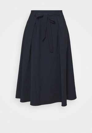 SKIRT MIDI - Jupe trapèze - marine