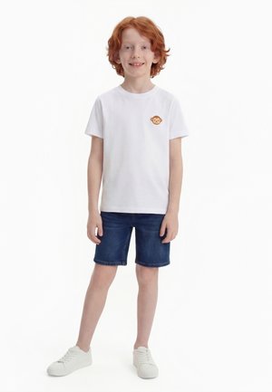 Friboo 5 PACK - T-shirt imprimé - white/mottled light grey/black