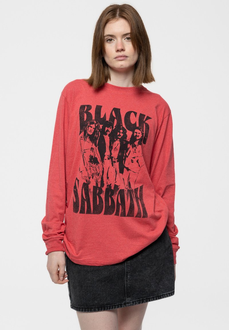 Paradiso Clothing SABBATH BAND SHOT LONG SLEEVE - Long sleeved top - red