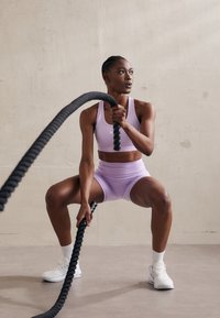 Nike Performance ONE SHORT - Tights - lilac bloom/white