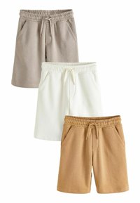 Next - 3 PACK - Jogginghose - tan brown ecru cream Thumbnail-Bild 1