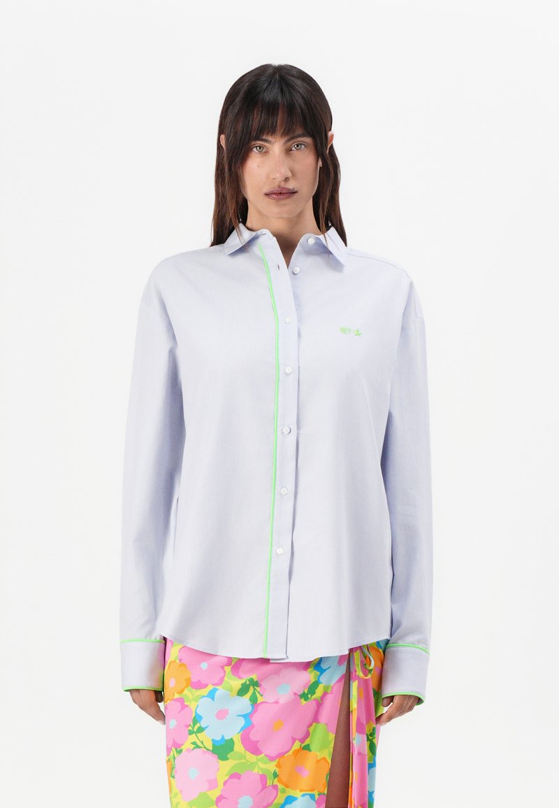 CHIARA FERRAGNI Overhemdblouse lichtblauw CHIARA FERRAGNI Overhemdblouse lichtblauw