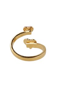 Otazu TWIN HEARTS - Ring - gold coloured/blue and pink