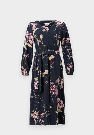TOM TAILOR DRESS PRINTED WRAP - Nappali ruha - multi coloured