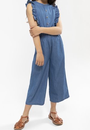 MIT VOLANTS - Jumpsuit - blau