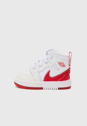JORDAN 1 UNISEX - Sneakers basse - white/university red/black