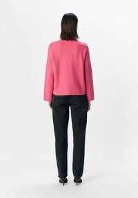 Object OBJREYNARD O-NECK NOOS - Strickpullover - hot pink