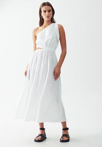 CALLI CAMELIA DRESS - Maksi garuma kleita - white