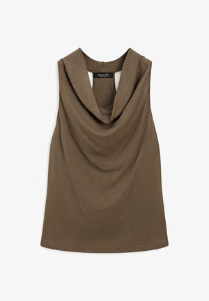 Massimo Dutti, Top - mottled brown