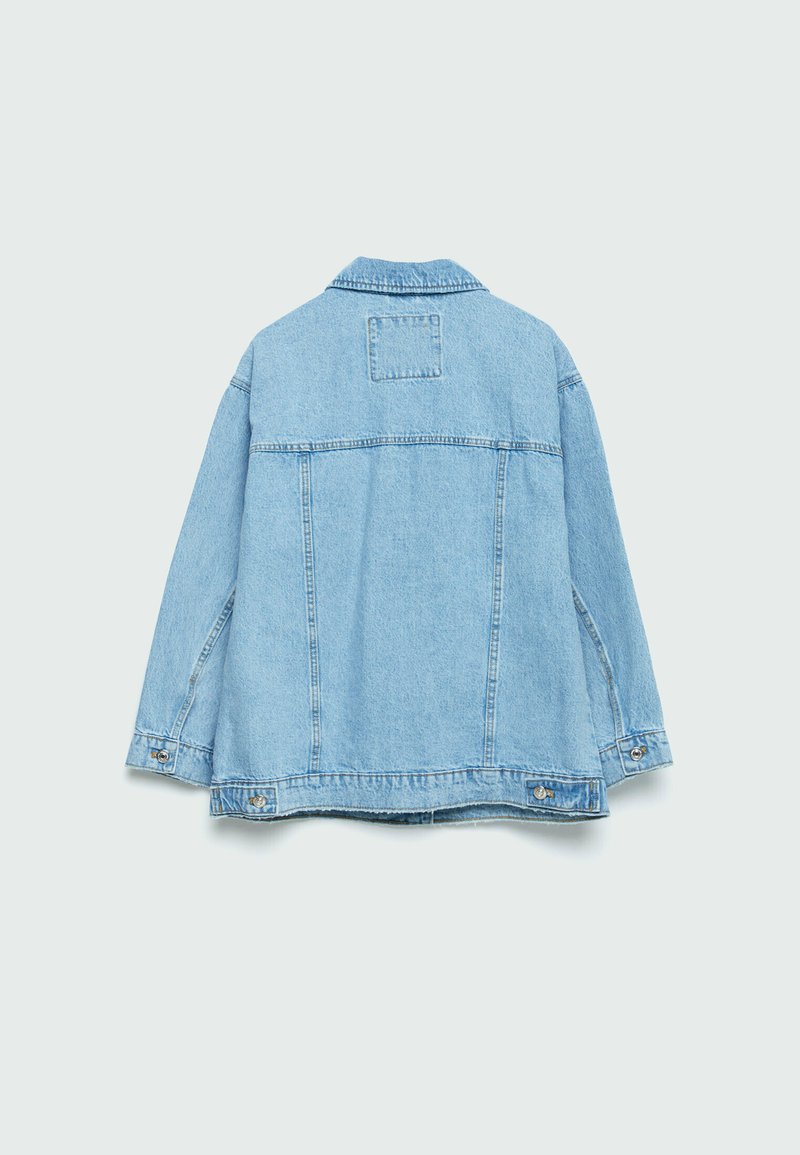 Damen Leichte Jacken | Stradivarius OVERSIZE Jeansjacke light blue/hellblau - AI82823 Damen Leichte Jacken | Stradivarius OVERSIZE Jeansjacke light blue/hellblau - AI82823