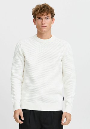 CFKARL STRUCTURED CREW NECK KNIT - Pullover - cloud dancer