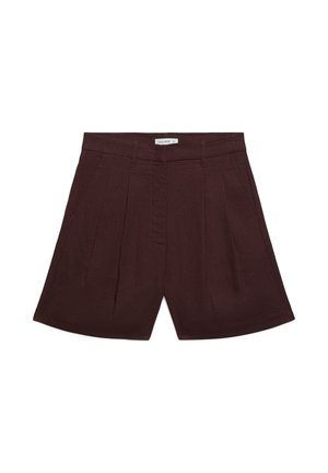 Calliope, PANTALONE CORTO TINTA UNITA - Shorts - marrone