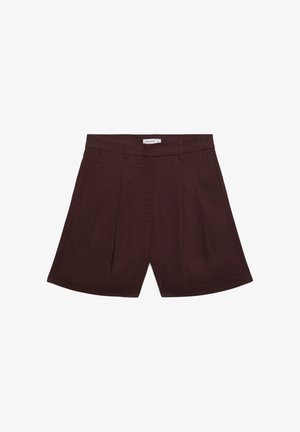 Calliope, PANTALONE CORTO TINTA UNITA - Shorts - marrone