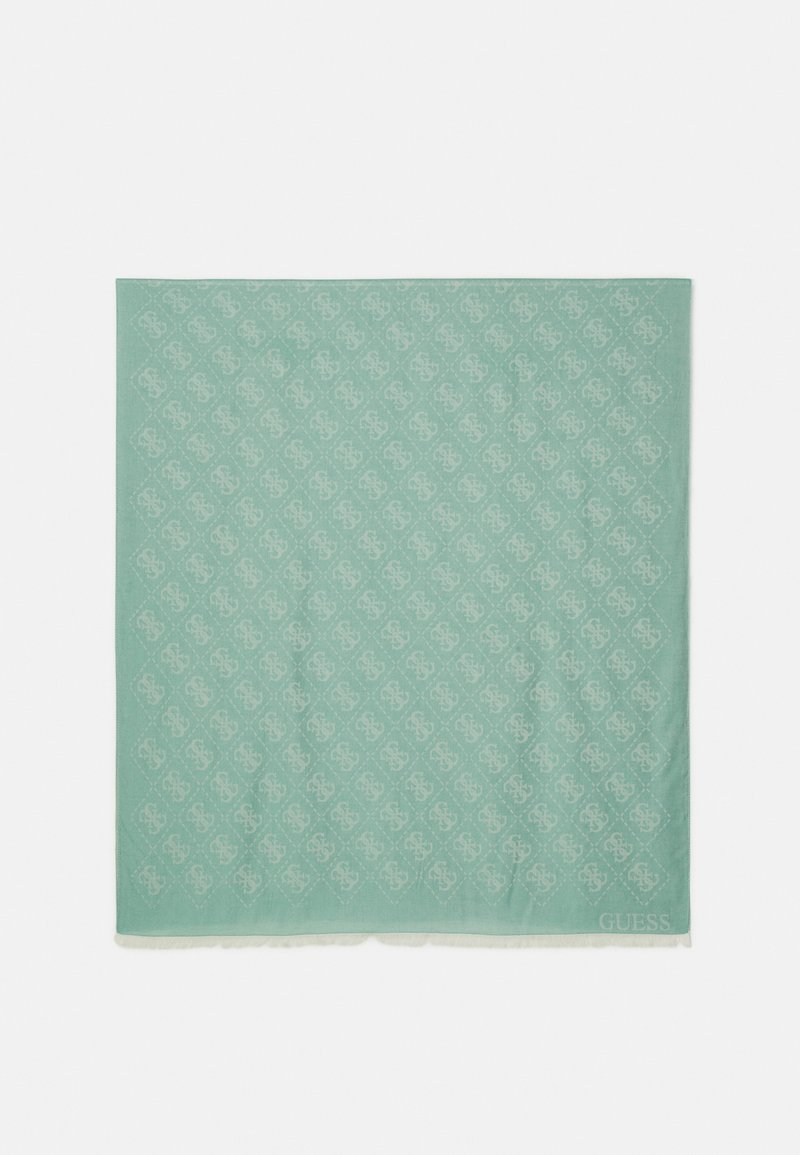 Guess JAMES LOGO SCARF - Šal - turquoise
