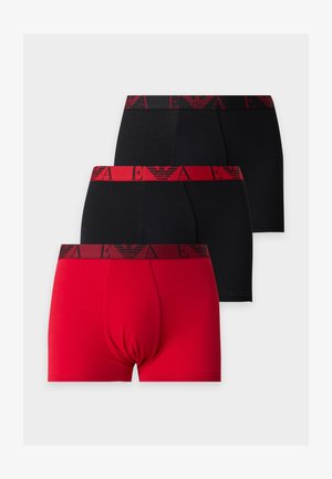 Emporio Armani, 3 PACK - Kitsad bokserid - black/cherry