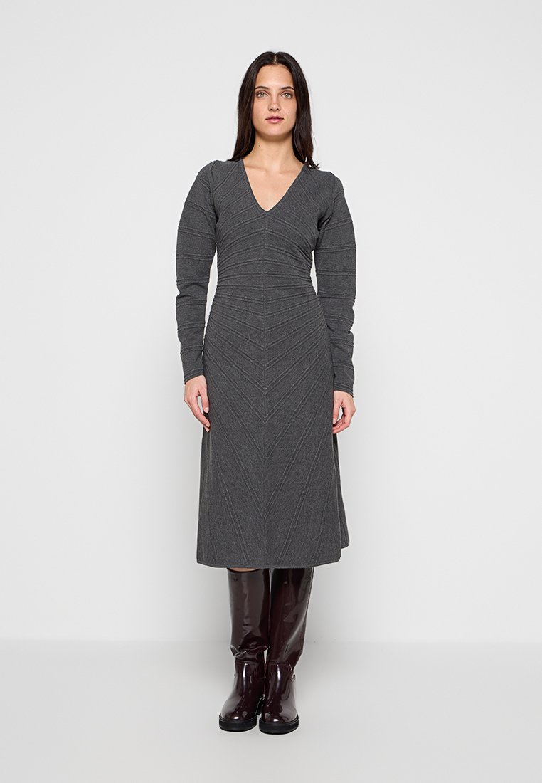 TWINSET Gebreide jurk grijs