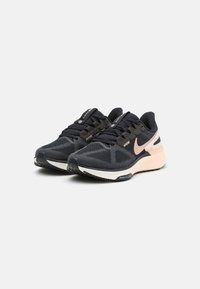 Nike Performance STRUCTURE 25 - Laufschuh Straße - black/mtallic red bronze/crimson tint/anthracite