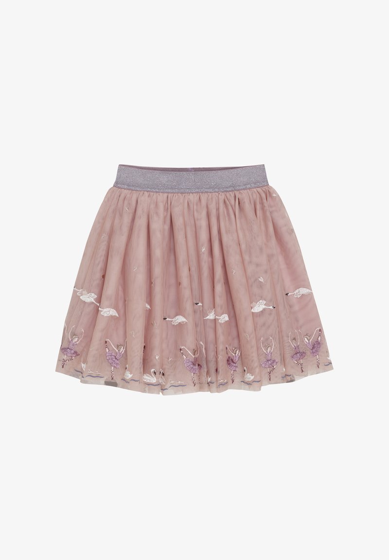 Minymo WITH EMB - Jupe trapèze - shadow gray