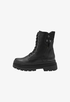 Marco Tozzi Bottines à lacets - black comb