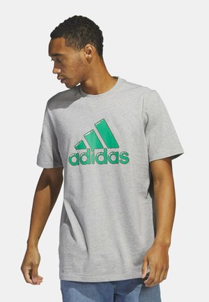 adidas Performance, T-shirt con stampa - grey