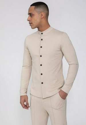 FRILIVIN COL MAO À MANCHES LONGUES   - Chemise - beige