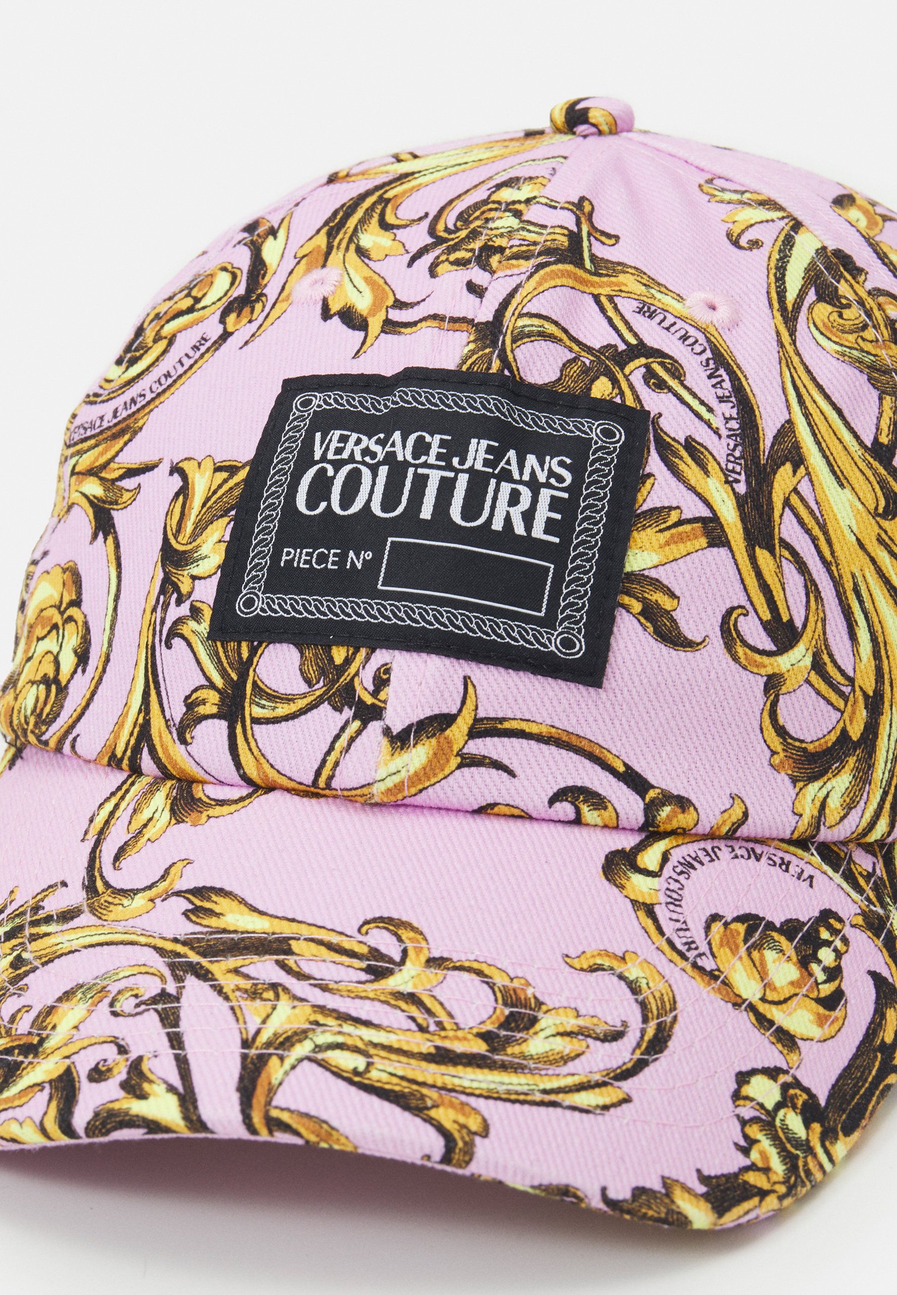 Versace Jeans Couture BASEBALL WITH CENTRAL CIRCONFERENZA UNISEX - Pet -  lavender/gold/donkerroze - Zalando.nl