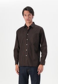 Marimekko JOKAPOIKA UNISEX - Skjorta - black/brown