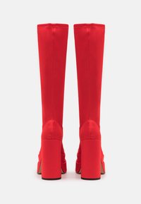 Steve Madden CYPRESS - Platform boots - red