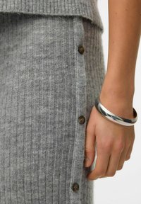 Vero Moda Velika suknja - light grey melange