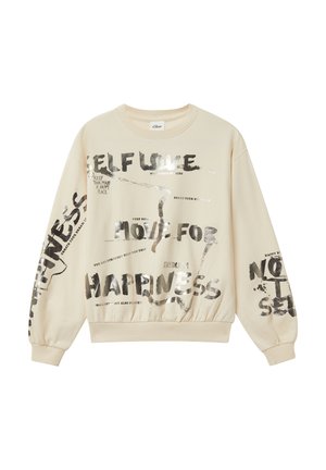 Sweatshirt - helles beige