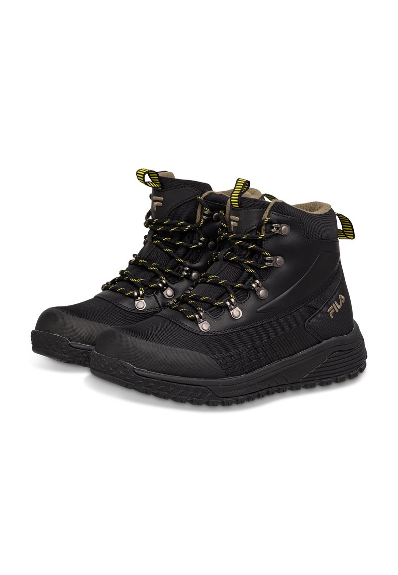 Fila FOOTWEAR MID - Hiking shoes - black/warm olive/black  display picture 1