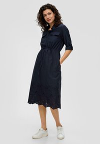s.Oliver MIT BRODERIE ANGLAISE - Särkkleit - navy