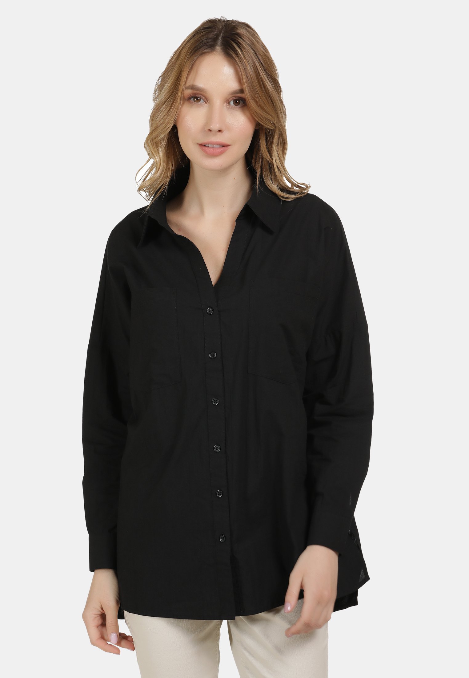 usha BLUSE - Camicia - schwarz/nero - Zalando.it