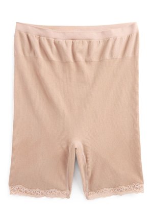 SEAMFREE LACE TRIM MATERNITY SHORTS - Shorty - beige