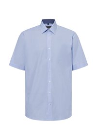 EASY CARE - Hemd - hellblau weiß