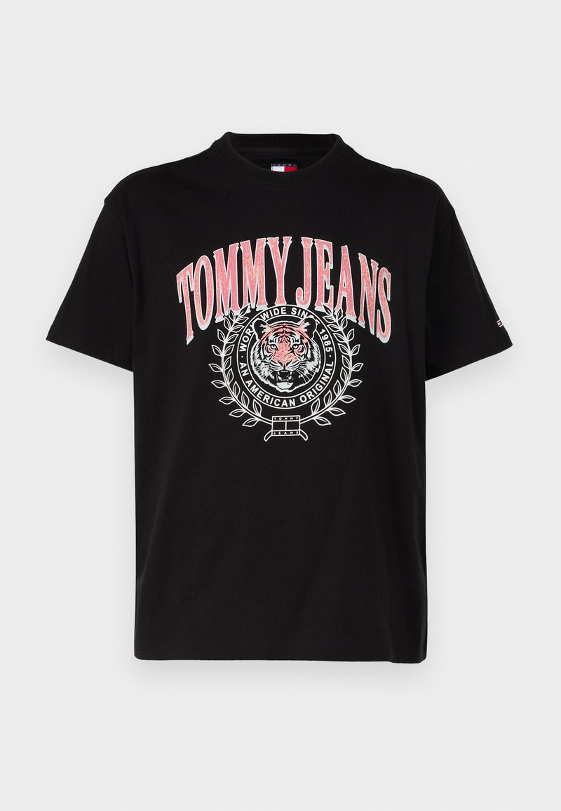 Tommy Jeans T-shirt print zwart
