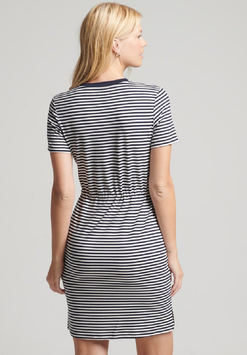 Damen Freizeitkleider | Superdry Jerseykleid navy cream stripe/blau - AE78092 Damen Freizeitkleider | Superdry Jerseykleid navy cream stripe/blau - AE78092