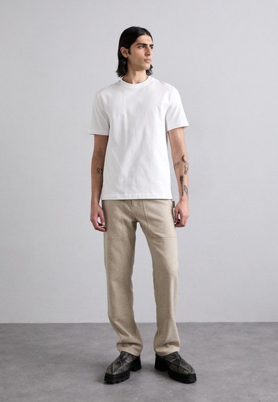 Helmut Lang LOGO TEE - Camiseta estampada - white