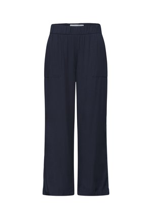 Street One Studio, WIDE LEG CULOTTE IM LOOSE FIT MIT PIPING - Pantalon classique - midnight muse
